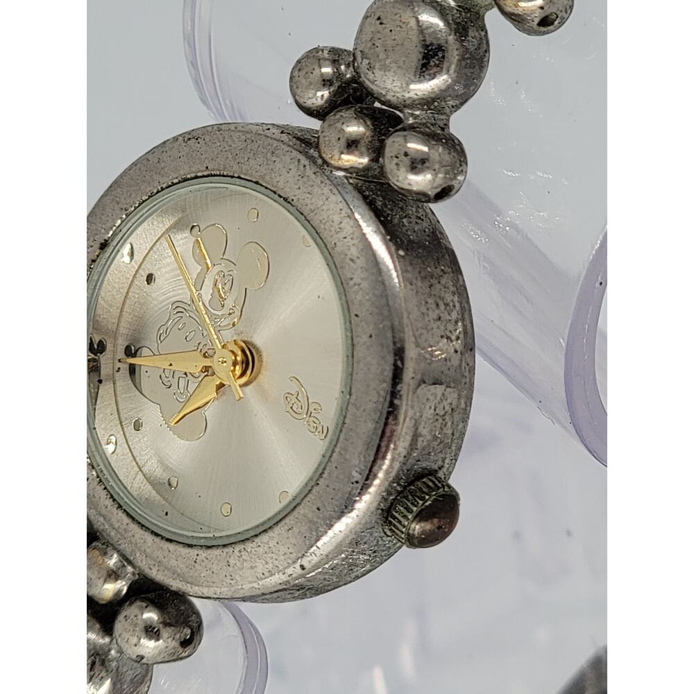 Mickey Mouse Disney Face Stainless Steel Bracelet Quartz Watch